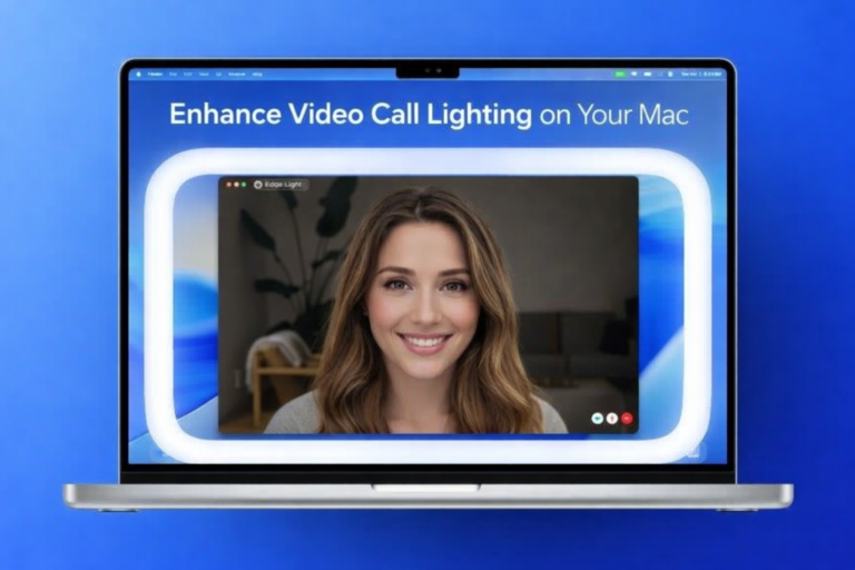 How to improve Video Call Lighting on Mac with Edge Light?
