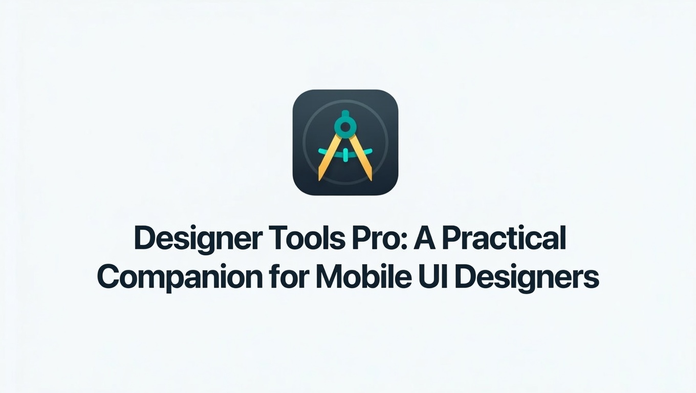 Designer Tools Pro: A Practical Companion for Mobile UI Designers