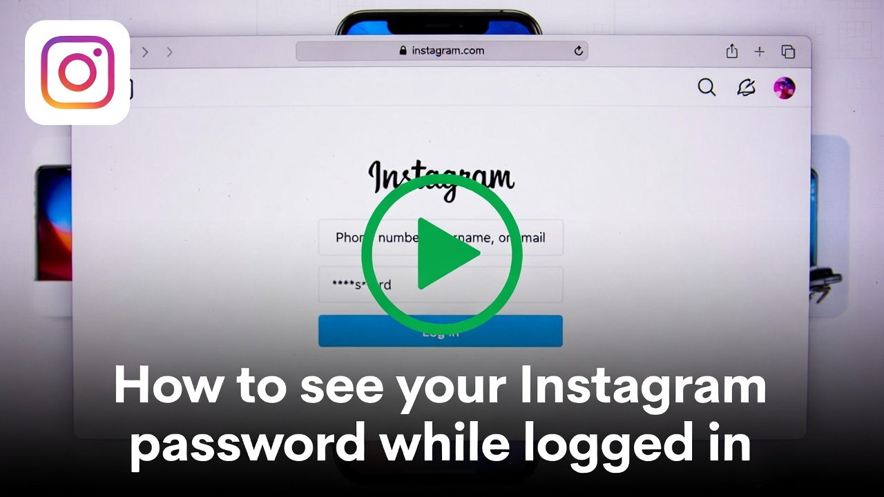 How to see your instagram password