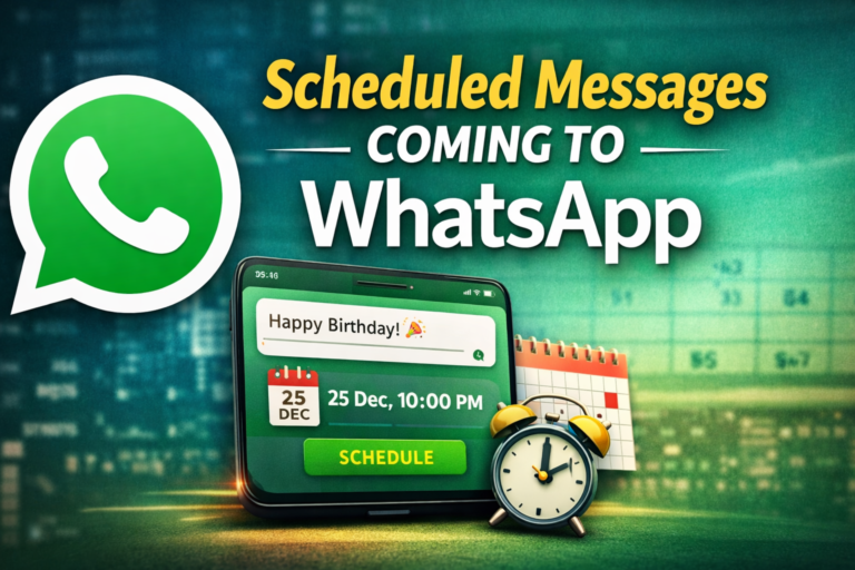 WhatsApp Testing a Native “Send Later” Option in Beta