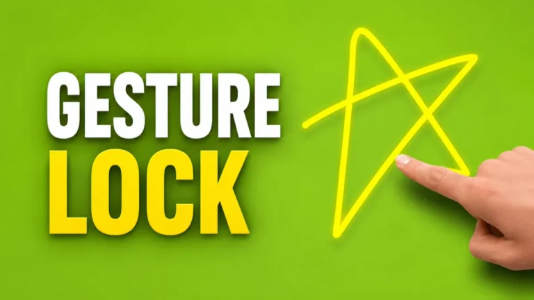 Gesture Lock Screen: A Unique Way to Secure Your Android Phone