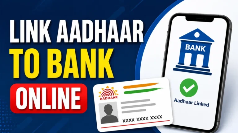 How to Link Aadhaar With Your Bank Account Online