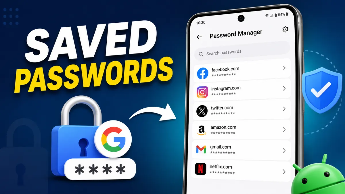 How to View and Manage Saved Passwords on Android?