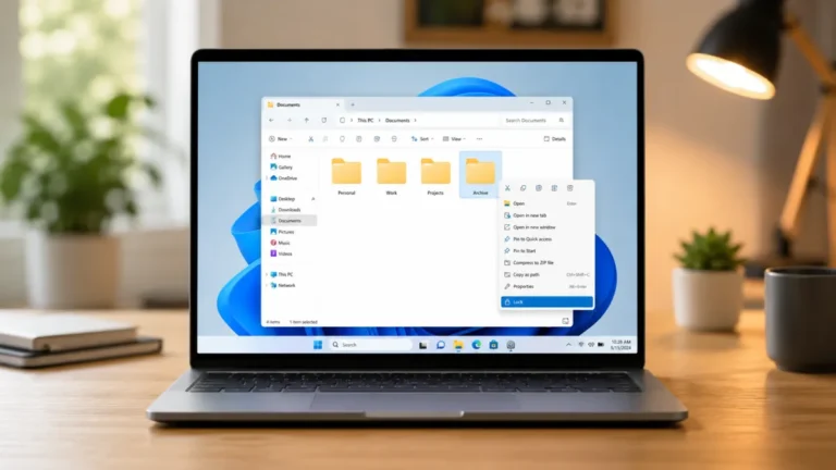 How to Lock a Folder in Windows 11