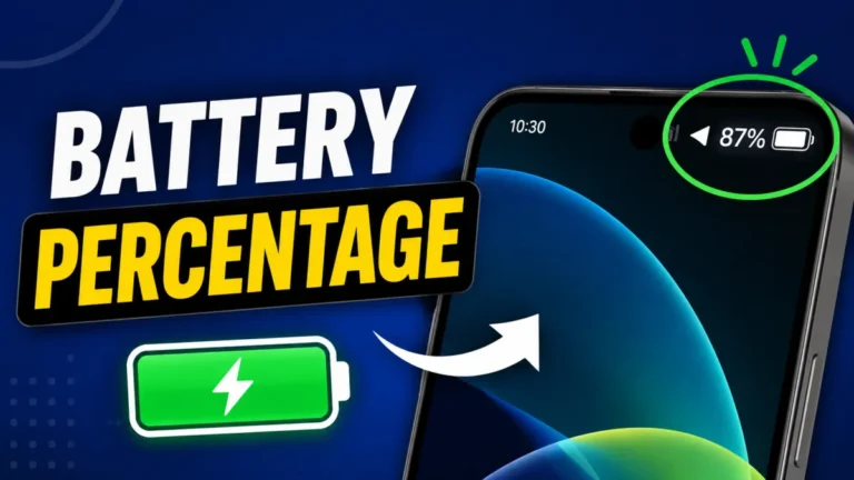 How to Enable Battery Percentage on Android